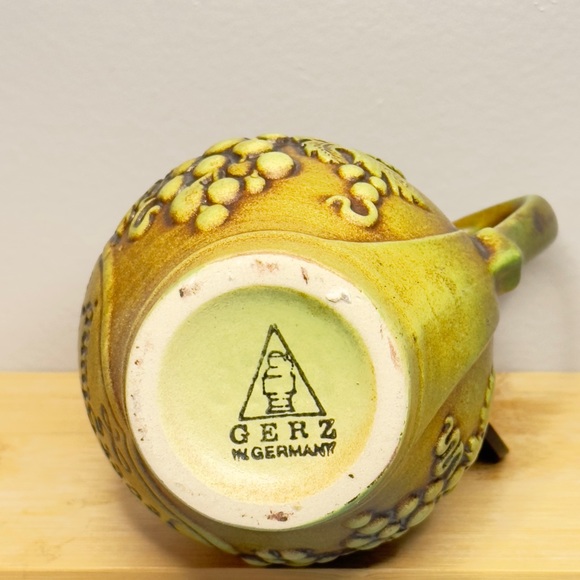 Vintage Gerz W. German Salt Glazed Measure 5” Tall Wine Jug - Picture 5 of 7